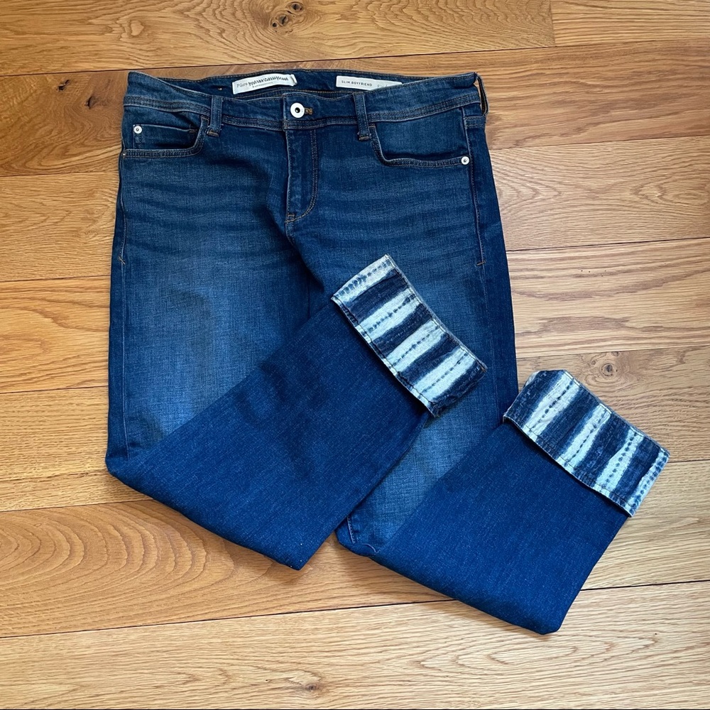 PILCRO & THE LETTERPRESS SLIM BOYFRIEND JEAN 29